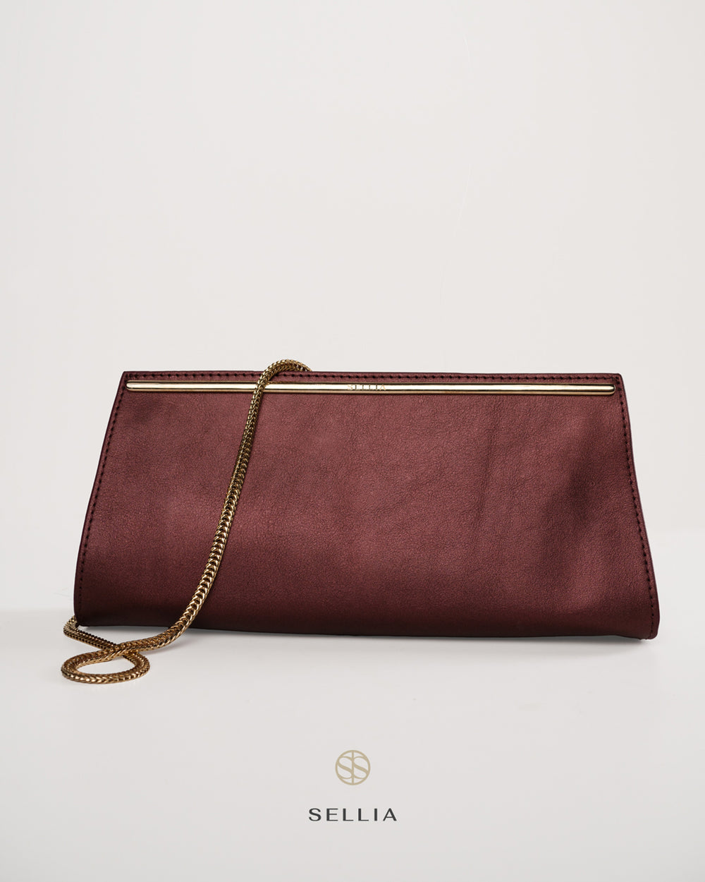 SELLIA LELAH black leather handbag — view 2